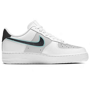Nike Air Force 1 Skateboard Shoes Women's Low top Black/Gray/White 1 2752881