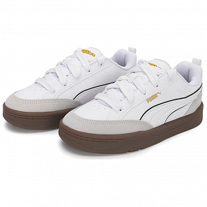 PUMA Park Lifestyle Low Top Skateboard Shoes Unisex White Gray 1 2752965