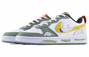 Nike Court Borough Crane SDS Slip Resistant Low top Skateboard Shoes Unisex Yellow Green 2 2753020