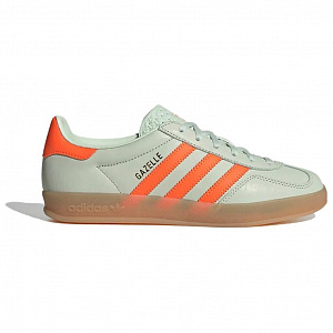 Adidas Women's Gazelle Indoor 'Linen Green Solar Orange' 1 2753031