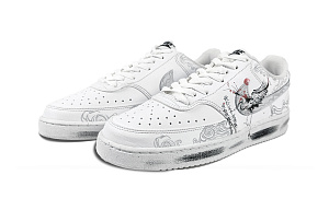 Nike Court Vision 1 Crane's Tragedy Slip-Resistant Cushioning Wear-Resistant Low-Top Skateboard Shoes Unisex Black Gray 2 2753083