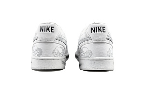 Nike Court Vision 1 Crane's Tragedy Slip-Resistant Cushioning Wear-Resistant Low-Top Skateboard Shoes Unisex Black Gray 3 2753084