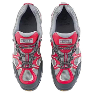 THE NORTH FACE Hedgehog Series Anti-Slip Wear-Resistant Low-Top Trekking Shoes Men's Gray Red 2 2753193