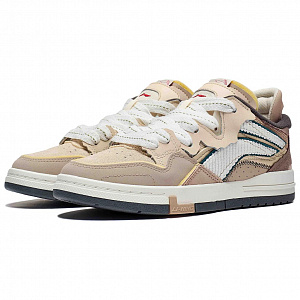 LiNing Wei Wu PRO PRO Wear-resistant And Lightweight Low-Top Skateboard Shoes Women's Beige Umber 2 2753318