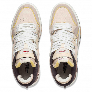LiNing Wei Wu PRO PRO Wear-resistant And Lightweight Low-Top Skateboard Shoes Women's Beige Umber 3 2753319
