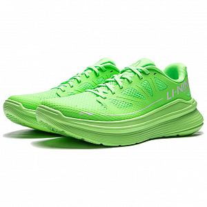 LiNing Ling Yue Shock Absorbers Slip Resistant Low top Running Shoes Men's Neon Green 2 2753351