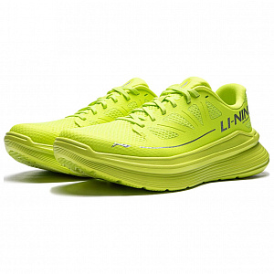 LiNing Ling Yue Cushioning Breathable Low-Top Casual Running Shoes Men's Fluorescent Lime Green 2 2753358
