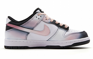 Nike Dunk Low Anti-Slip Wear-Resistant Low-Top Skateboard Shoes GS Black White Pink 2 2753409