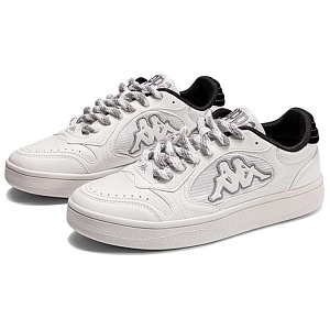 Kappa Anti-Slip Wear-Resistant Low-Top Casual Shoes Unisex White Gray 2 2753424