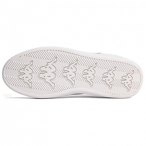 Kappa Anti-Slip Wear-Resistant Low-Top Casual Shoes Unisex White Gray 3 2753425