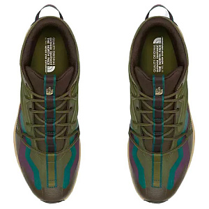 THE NORTH FACE Oxeye Water-Resistant Rebound Mid-Top Trekking Shoes Men's Forest Olive/Small Coffee Brown 1 2753496