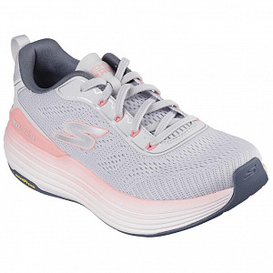 Skechers Max Cushioning Low Top Casual Running Shoes Women's Gray Pink 2 2753537