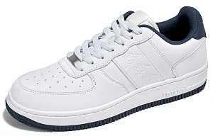 Kappa Slip Resistant Abrasion Resistant Low top Skateboard Shoes Unisex White Blue 2 2753558