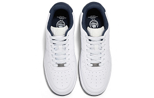 Kappa Slip Resistant Abrasion Resistant Low top Skateboard Shoes Unisex White Blue 3 2753559