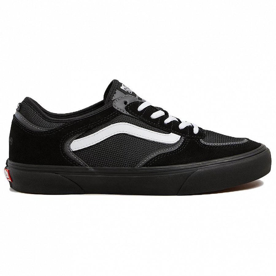 Vans Skate Rowley Non slip Lightweight Low Top Skateboard Shoes Men's Black
