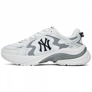 MLB New York Yankees Breathable Low Top Running Shoes Unisex Avant Garde White