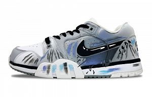 Nike Air Cross Trainer 3 Low-Top Training Shoes Men's Black White Gray