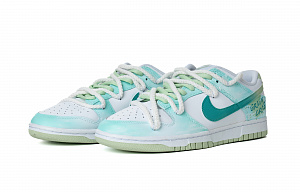 Nike Dunk Sea Salt Mint Anti-Slip Wear-Resistant Low-Top Skateboard Shoes Men's White Green 2 2753782