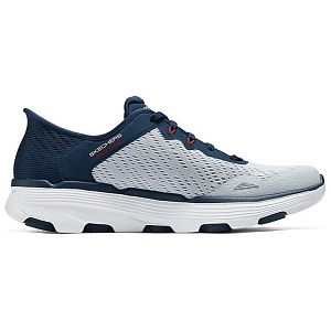Skechers MEN'S GO Breathable Low-Top Running Shoes Men's Blue White 1 2753829