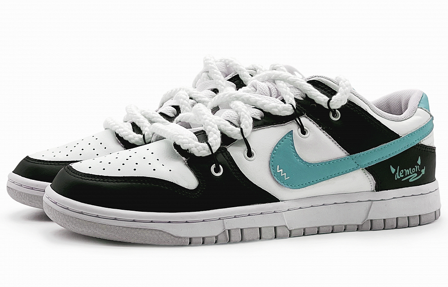 Nike Dunk 'Pure Platinum' Slip-Resistant Cushioning Abrasion-Resistant Low-Top Skateboard Shoes Men's Black Green купить в интернет-магазине Yoocart с быстрой доставкой по России.