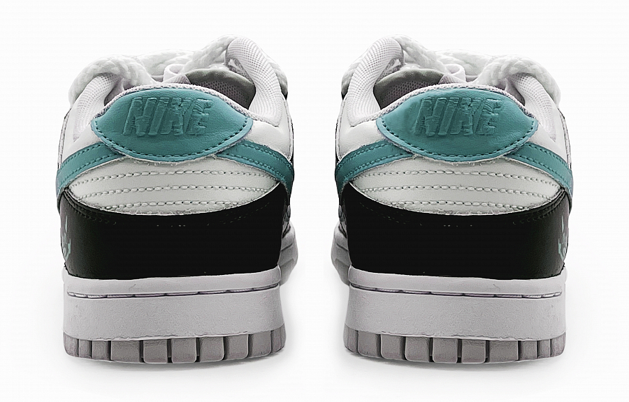 Nike Dunk 'Pure Platinum' Slip-Resistant Cushioning Abrasion-Resistant Low-Top Skateboard Shoes Men's Black Green купить в интернет-магазине Yoocart с быстрой доставкой по России.