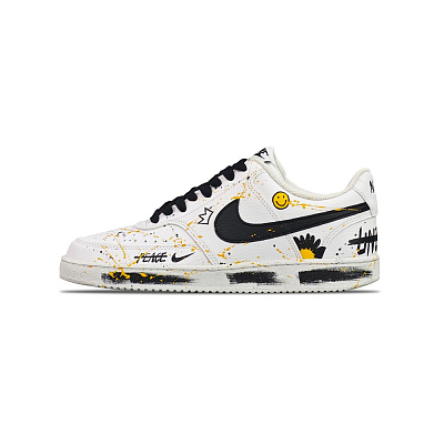 Nike Court Vision 1 Low Next Nature Slip-Resistant Cushioning Low-Top Skateboard Shoes Men's White