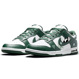 Nike Dunk Skateboard Shoes Unisex Low top Green/White 2 2755219