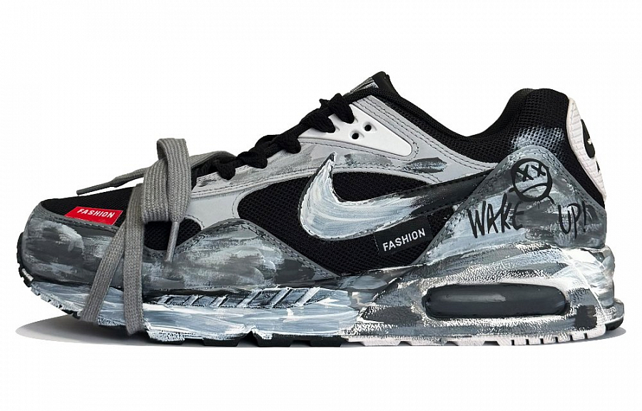 Nike Air Max Correlate Arousal Anti-Slip Wear-Resistant Low-Top Casual Shoes Unisex Black Gray купить в интернет-магазине Yoocart с быстрой доставкой по России.