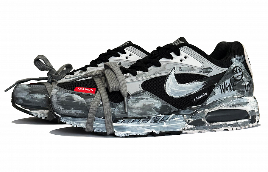 Nike Air Max Correlate Arousal Anti-Slip Wear-Resistant Low-Top Casual Shoes Unisex Black Gray купить в интернет-магазине Yoocart с быстрой доставкой по России.