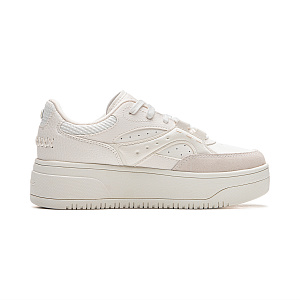 LiNing Cheese 2.0 Anti-Slip And Wear-Resistant Breathable Low-Top Skateboard Shoes Women's White Pink 1 2755791
