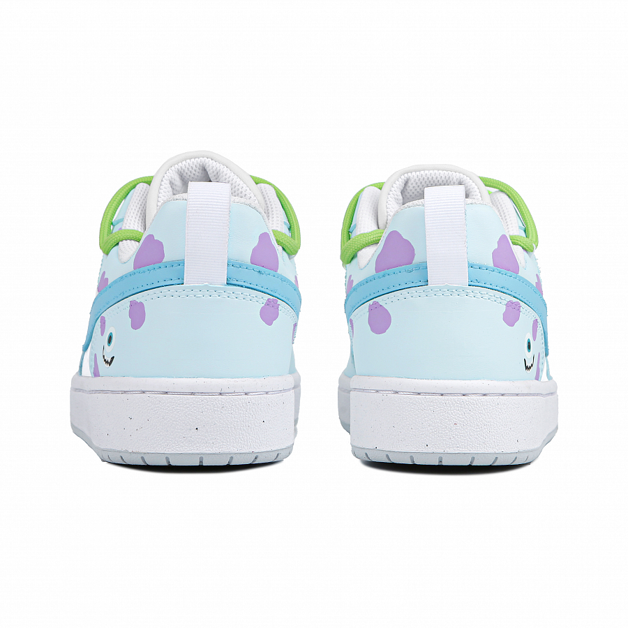 Nike Court Borough Low Gremlin Anti-Slip Wear-Resistant Low-Top Skateboard Shoes GS White Blue купить в интернет-магазине Yoocart с быстрой доставкой по России.