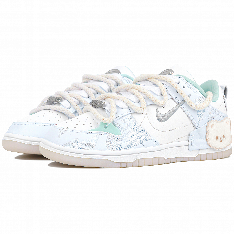 Nike Dunk Disrupt 2 Love Bear Anti Slip Wear Resistant Low Top Skateboard Shoes Women's White Blue Green купить в интернет-магазине Yoocart с быстрой доставкой по России.