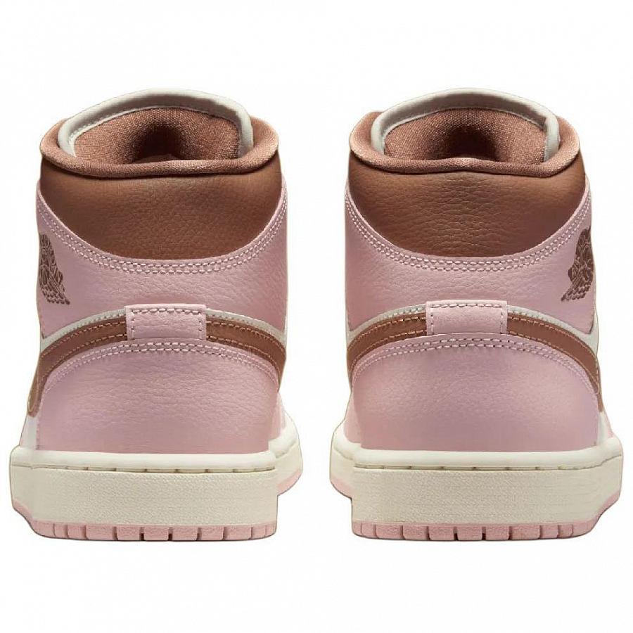 Jordan Air Jordan 1 Anti-Slip Wear-Resistant Mid-Top Vintage Basketball Shoes Women's Pink White купить в интернет-магазине Yoocart с быстрой доставкой по России.