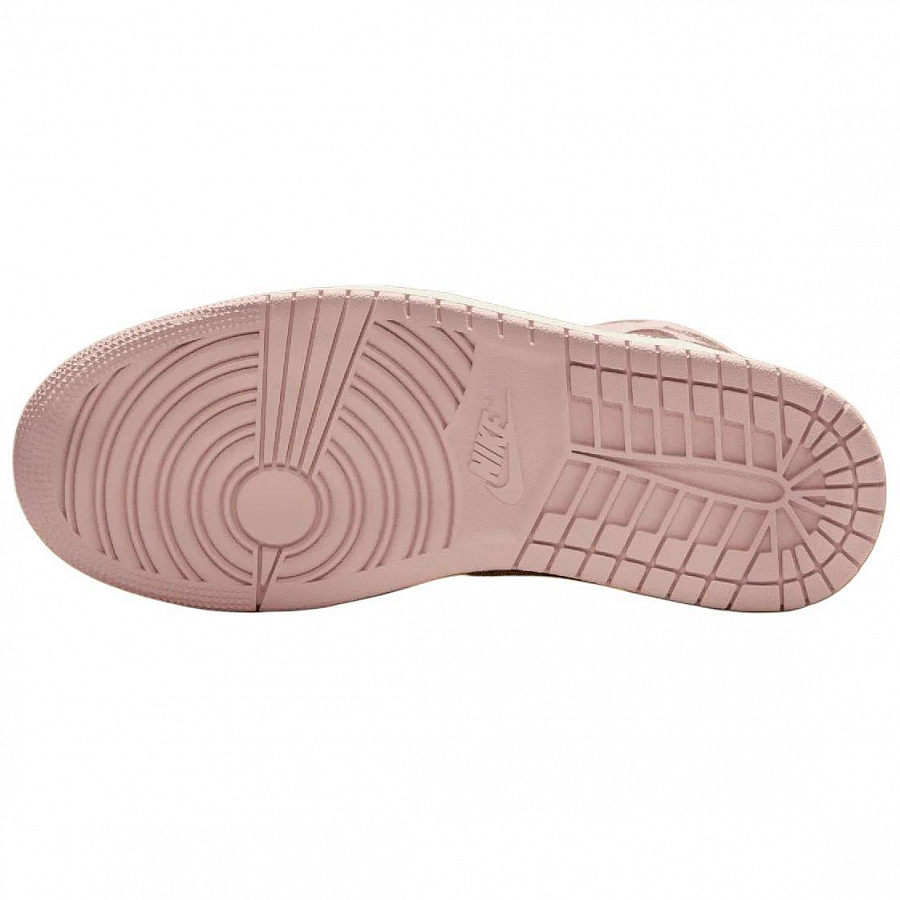 Jordan Air Jordan 1 Anti-Slip Wear-Resistant Mid-Top Vintage Basketball Shoes Women's Pink White купить в интернет-магазине Yoocart с быстрой доставкой по России.