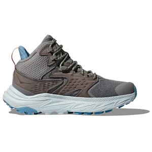 HOKA ONE ONE Cushioning Wear-Resistant Mid-Top Trekking Shoes Men's Gray 1 2757602