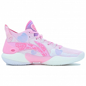 LiNing YuShuai 18 Cupid Angel Wings Mid-Top 䨻 Basketball Shoes Men's Pink Blue 1 2757929