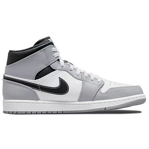 Jordan Air Jordan 1 Vintage Basketball Shoes Men's Mid top White/Gray 1 2757968