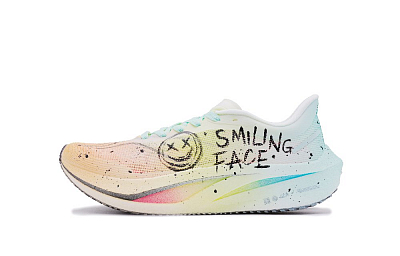 LINING Feidian 4 Challenger Running Shoes Men Low-Top Cyan/White
