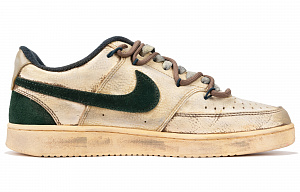 Nike Court Vision Anti-Slip Wear-Resistant Low-Top Skateboard Shoes Unisex Brown Yellow Green 1 2758296