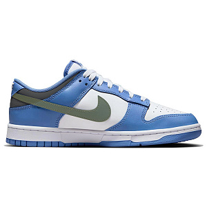 Nike Dunk Classic Vintage Versatile Anti-Slip Wear-Resistant Low-Top Skateboard Shoes Unisex Blue White 1 2758706
