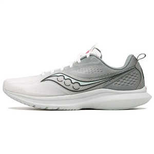 Saucony Kinvara Essence 13 Anti Slip Wear Resistant Low Top Running Shoes Unisex White Gray