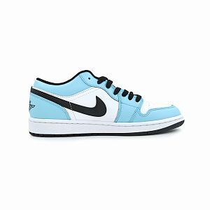 Jordan Air Jordan 1 Anti-Slip And Wear-Resistant Lightweight Low-Top Vintage Basketball Shoes Women's Blue White 1 2759339