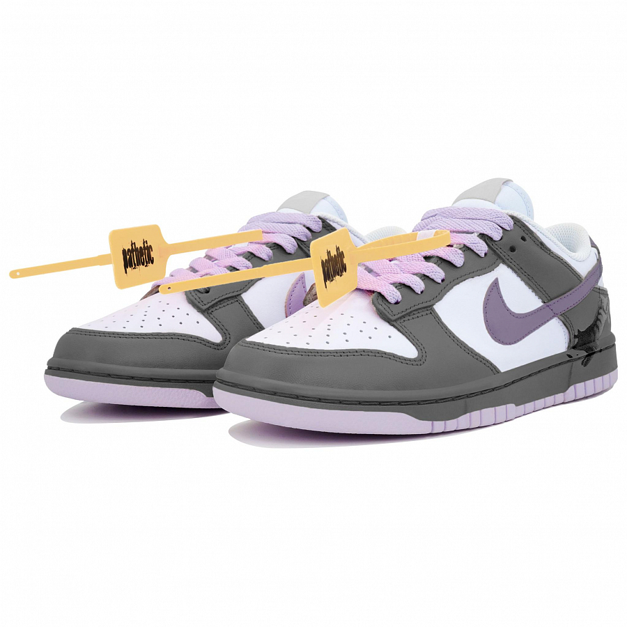 Nike Dunk 'Atmosphere Pink' LTDZ Night Travel Gray Cat, Box Slip Resistant Low Top Skateboard Shoes Women's Gray Purple купить в интернет-магазине Yoocart с быстрой доставкой по России.