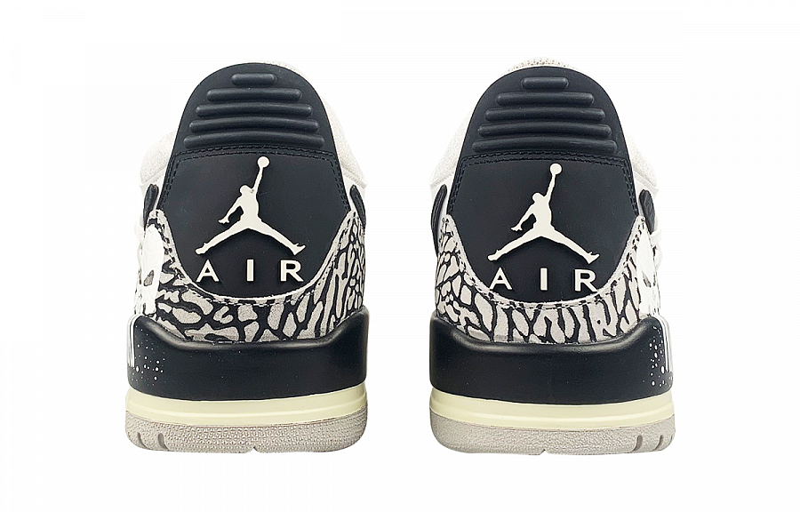 Jordan Legacy 312 Moisture Wicking Coverage Quick Dry Low Top Vintage Basketball Shoes GS Black White Gray купить в интернет-магазине Yoocart с быстрой доставкой по России.