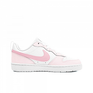 Nike Court Borough Anti-Slip Wear-Resistant And Impact-Resistant Low-Top Skateboard Shoes GS White Pink 1 2759577
