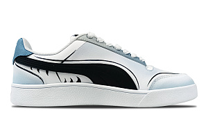 PUMA Shuffle Night Anti-Slip Wear-Resistant And Impact-Resistant Low-Top Skateboard Shoes Unisex Blue White 1 2759588