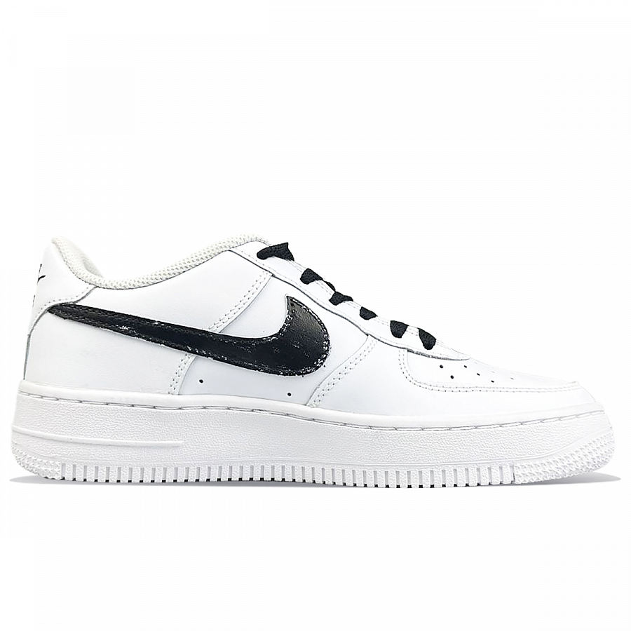 Nike Air Force 1 Slip-Resistant Cushioning Wear-Resistant Low-Top Skateboard Shoes Women's White Black Red купить в интернет-магазине Yoocart с быстрой доставкой по России.