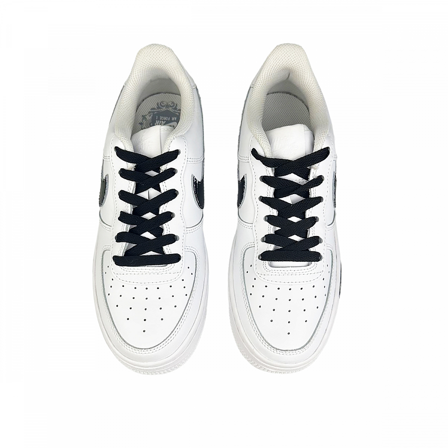 Nike Air Force 1 Slip-Resistant Cushioning Wear-Resistant Low-Top Skateboard Shoes Women's White Black Red купить в интернет-магазине Yoocart с быстрой доставкой по России.