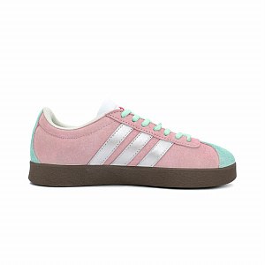 Adidas VL COURT 2.0 Low top Skateboard Shoes Pink Green Silver 1 2760200
