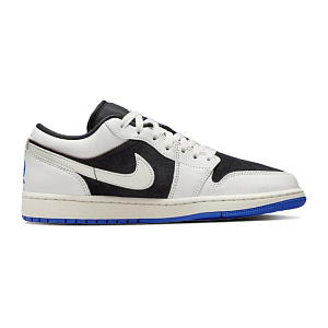 Jordan Air Jordan 1 Low 'Quai 54' Anti Slip Wear Resistant Low Top Vintage Basketball Shoes Men's Black White 1 2760419